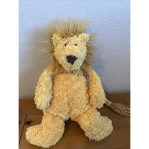 Jellycat London "Bashful" the LION Plush Stuffed Animal Toy 15 Inches! Scruffy